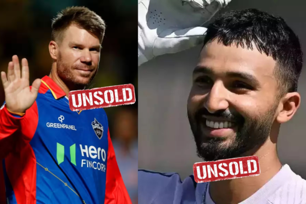 IPL Auction 2025: David Warner and Devdutt Padikkal listed as unsold players on Day 1.