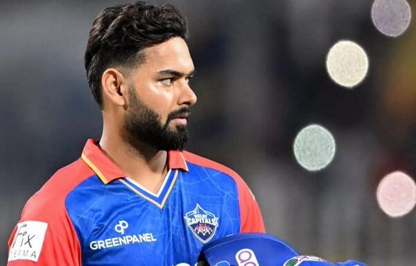 Rishabh Pant, captain and wicket-keeper, in an IPL match for Delhi Capitals