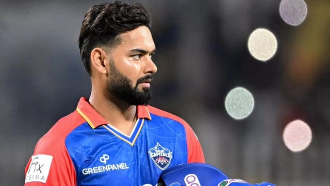 Rishabh Pant, captain and wicket-keeper, in an IPL match for Delhi Capitals