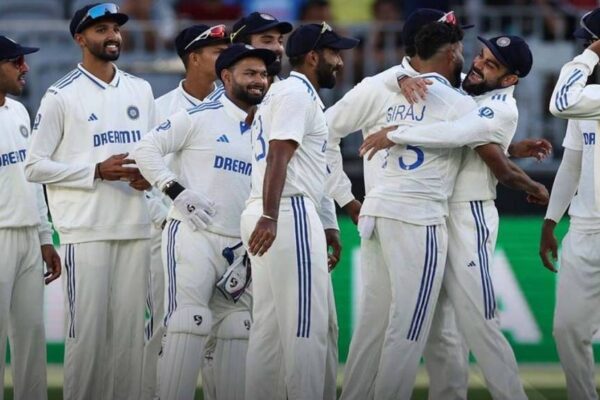 Jasprit Bumrah's five-wicket haul helps India dismiss Australia for 104 in the first innings of the Border-Gavaskar Trophy Test in Perth.