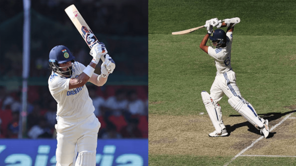 Yashasvi Jaiswal and KL Rahul celebrate record-breaking 201-run partnership in Perth Test