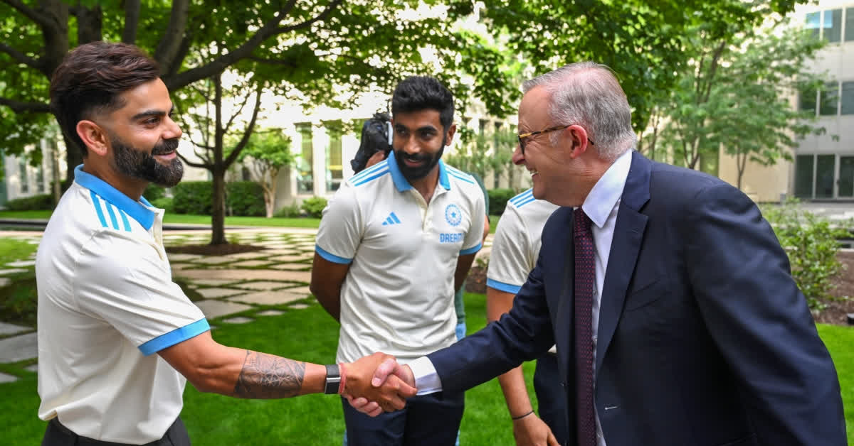 Virat Kohli Banter with Australian PM Highlights India’s Historic Win