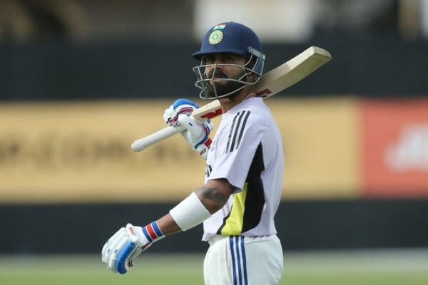 Virat Kohli in a practice session for the 2024 Border-Gavaskar Trophy