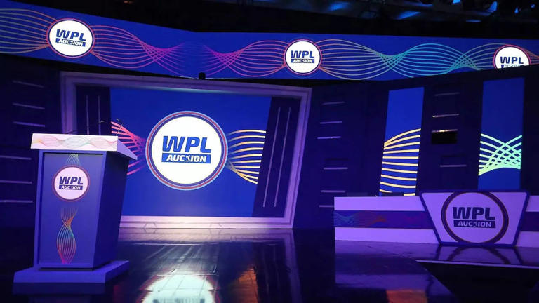 WPL 2025 auction details with retained player lists and team purse breakdown