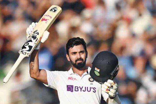 KL Rahul batting during India vs Australia Test match