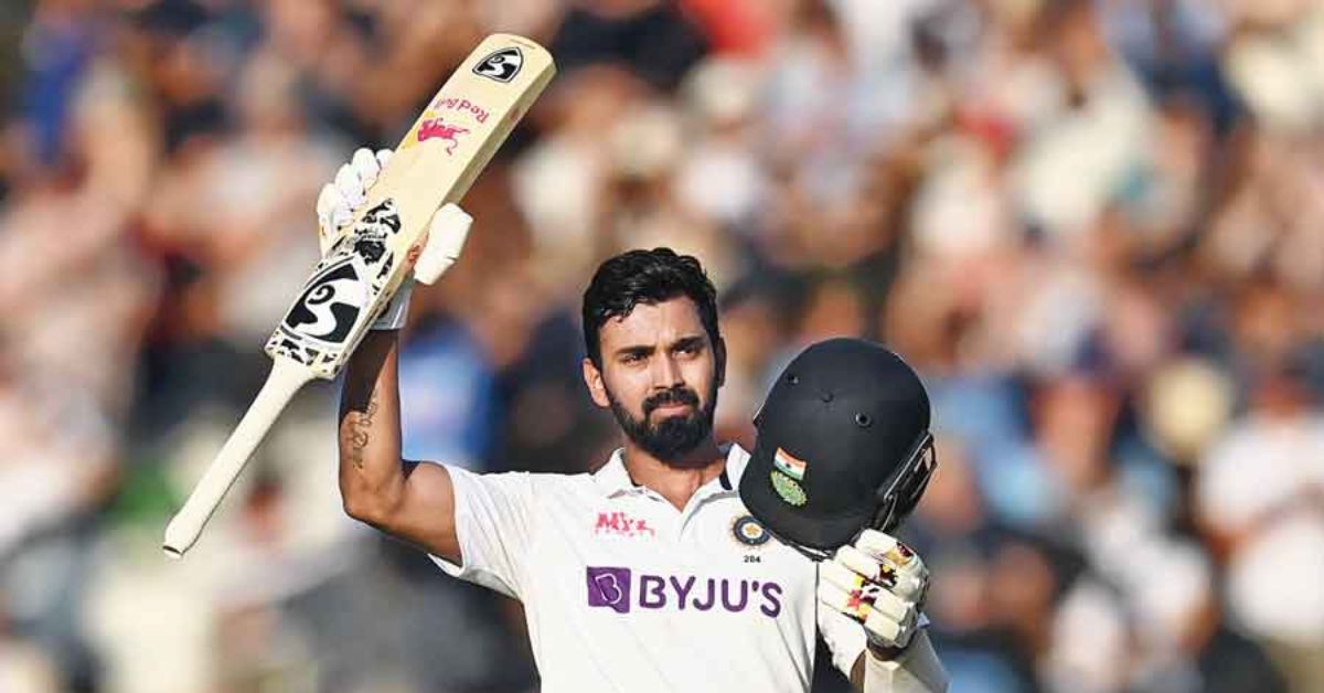 KL Rahul batting during India vs Australia Test match