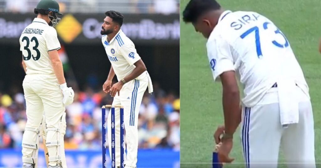 Mohammed Siraj’s Bails Swap Rattles Labuschagne as India Dominates Day 2.