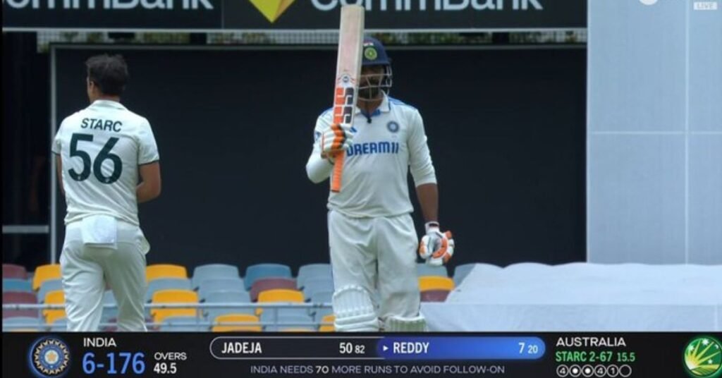 Ravindra Jadeja’s Iconic Sword Celebration Lights Up Gabba After Gritty 50