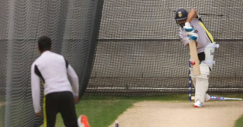 Captain Rohit Sharma working on his defence ahead of MCG Test.