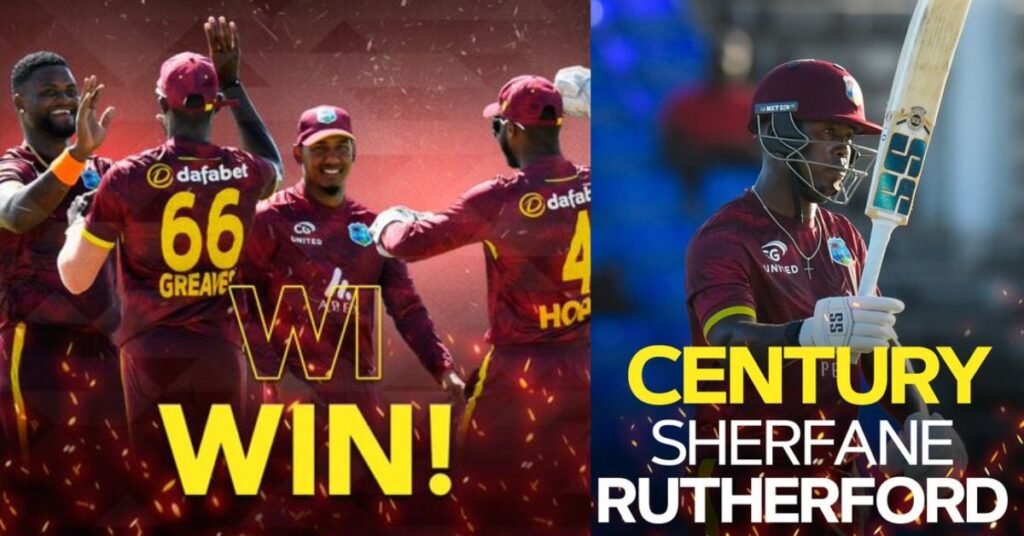 Gujarat Titans’ INR 2.60 Crore Signing Sherfane Rutherford Hits 113 to Win ODI