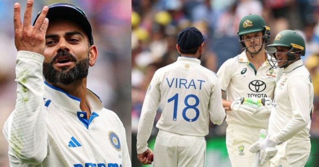 Virat Kohli Fined After Fight with Sam Konstas in Boxing Day Test