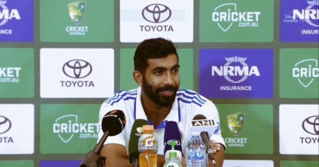 "You Should Google": Jasprit Bumrah's Witty Reply to a Reporter During the Gabba Test.