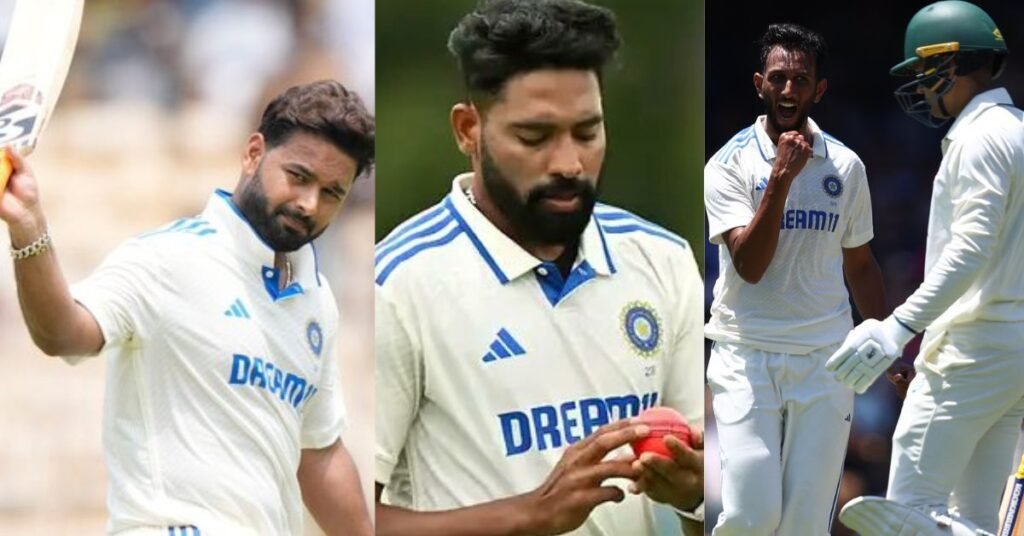 AUS vs IND 5th Test Day 2 Highlights : Rishabh Pant , Mohammed Siraj and Prasidh Krishnaat the SCG.