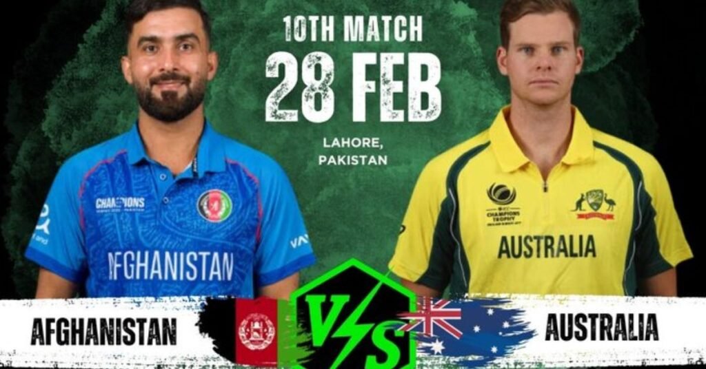 AUS vs AFG Match Prediction: Bold Winner Forecast for Champions Trophy 2025.