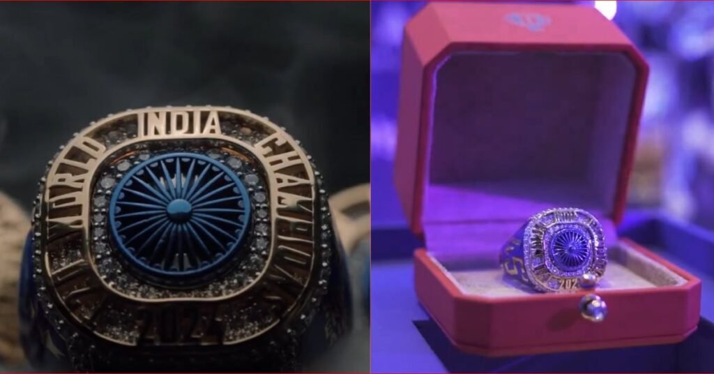 BCCI Awards ‘Champions Rings’ to Team India for T20 World Cup Win.