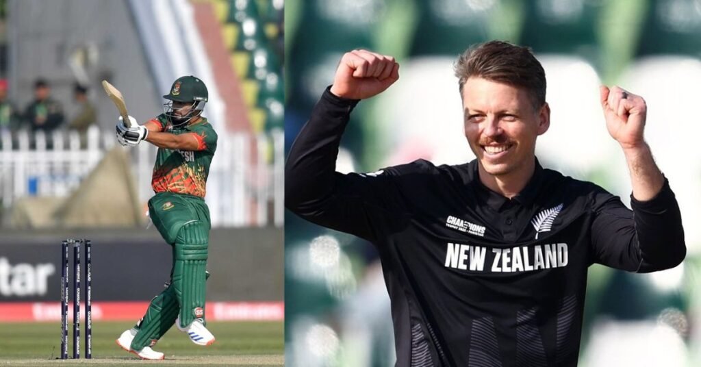 Bangladesh Falls to 236/9 as New Zealand Controls with 175 Dot Balls