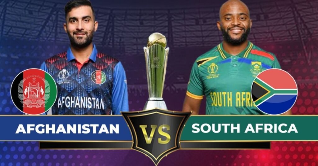 Champions Trophy 2025: SA vs AFG Match Preview, Pitch & Playing XI.