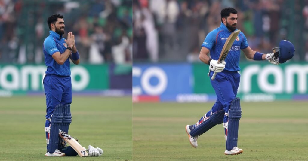Ibrahim Zadran Makes History: First Afghan to Score a Champions Trophy 2025 Century.