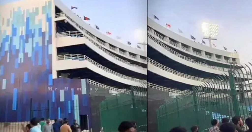 Indian Flag Missing at Karachi Stadium Ahead of Champions Trophy 2025.