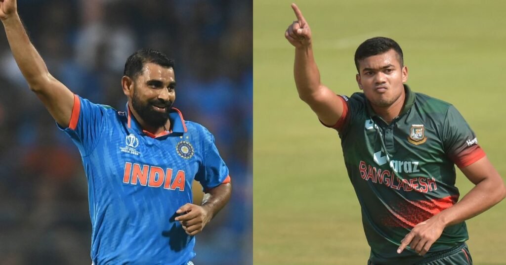 Mohammed Shami vs Taskin Ahmed: Ultimate ODI Stats Battle Before Champions Trophy 2025.