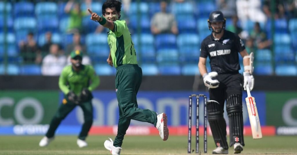 Naseem Shah Copies Shoaib Akhtar’s Celebration After Getting Kane Williamson Out.