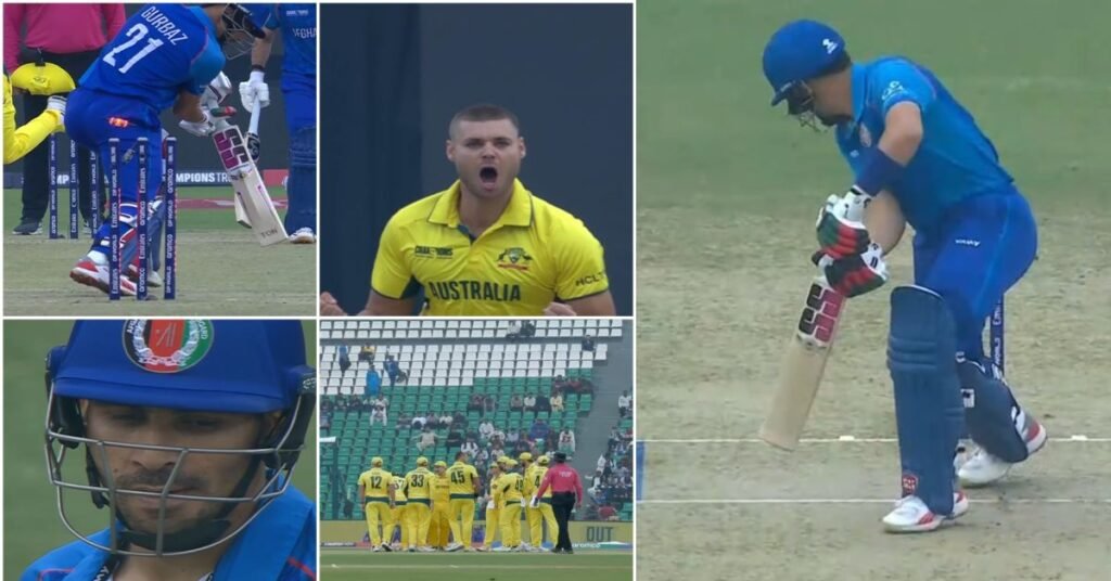 Spencer Johnson’s Lethal Yorker Shocks Gurbaz in AUS vs AFG Clash – CT 2025