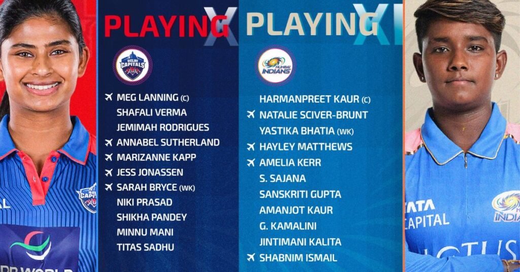 WPL 2025: Mumbai Indians Women vs Delhi Capitals Women – Toss & Lineups Revealed 1 WPL 2025: Mumbai Indians Women vs Delhi Capitals Women – Toss & Lineups Revealed