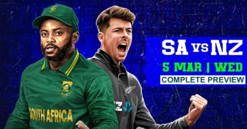 Champions Trophy 2025 Today: SA vs NZ – Crucial Updates on Venue, Pitch & Weather