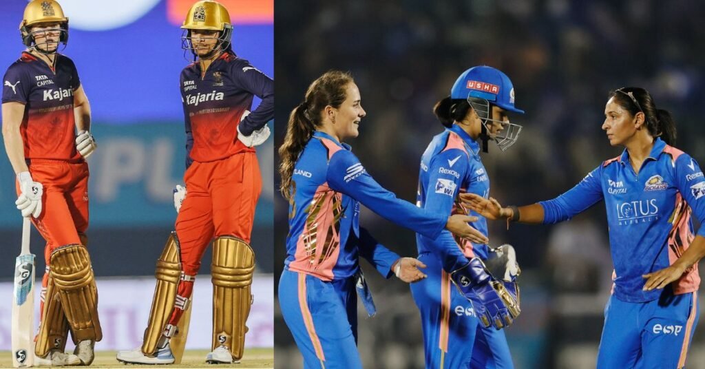 WPL 2025: RCB gave a big blow by defeating Mumbai Indians in WPL.